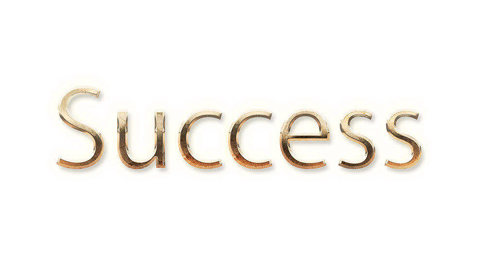 Success word Success PNG image with transparent background